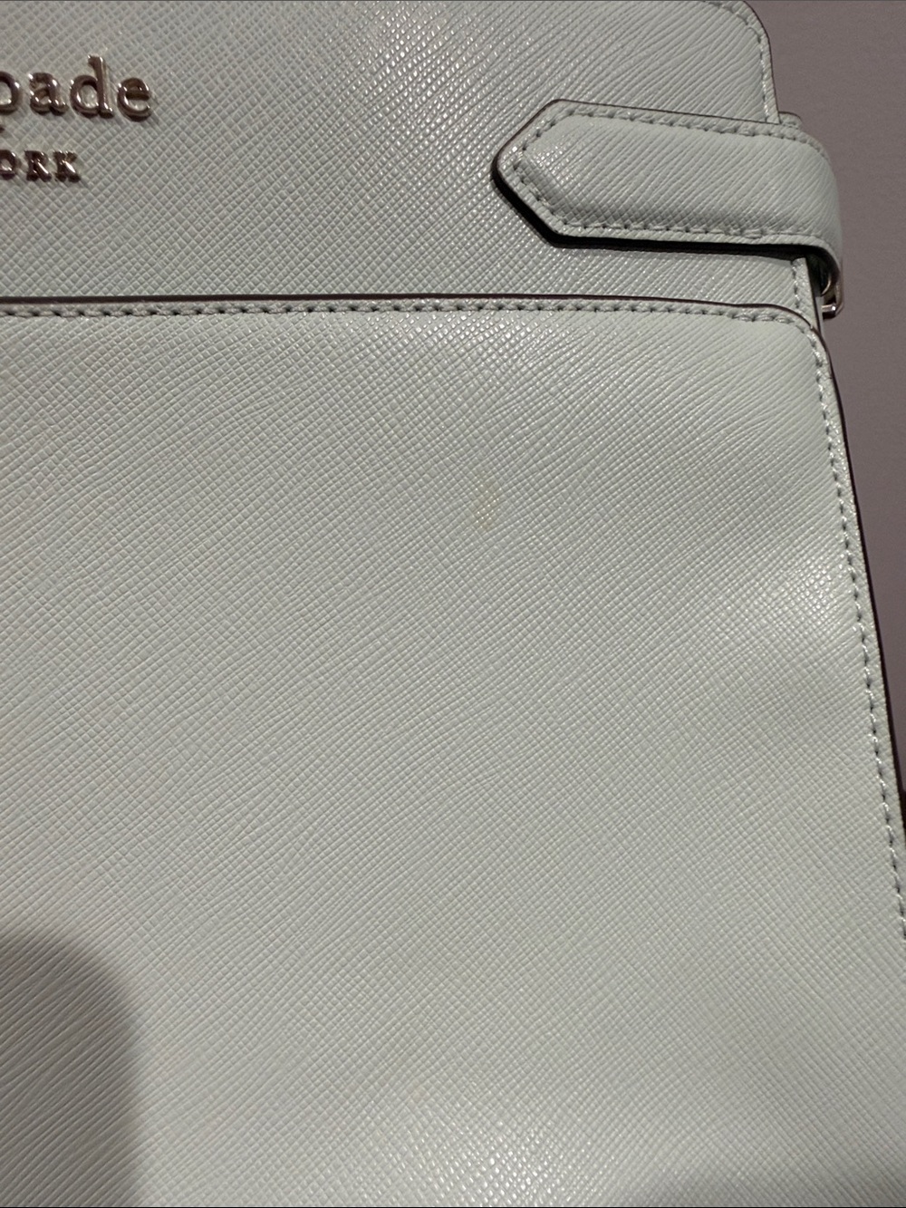 Kate Spade Staci Mint Green Purse with removable strap - Picture 11 of 15